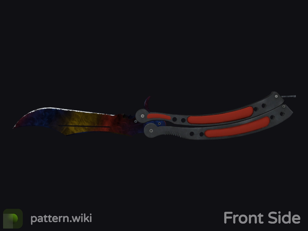 Butterfly Knife Marble Fade seed 91