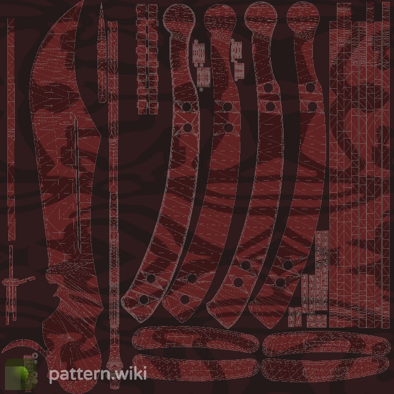 Butterfly Knife Slaughter seed 401 pattern template