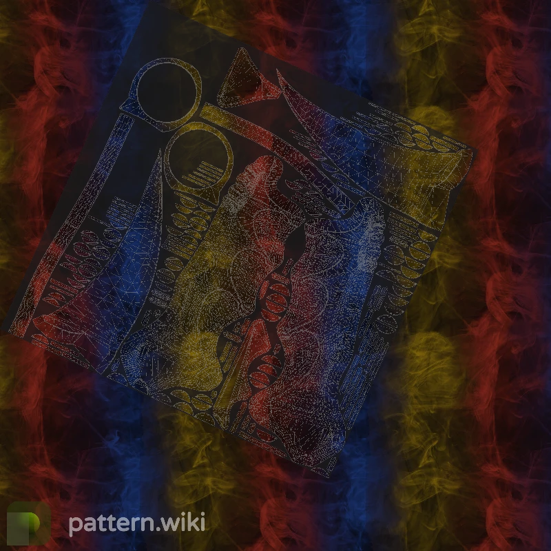 Karambit Marble Fade seed 489 pattern template