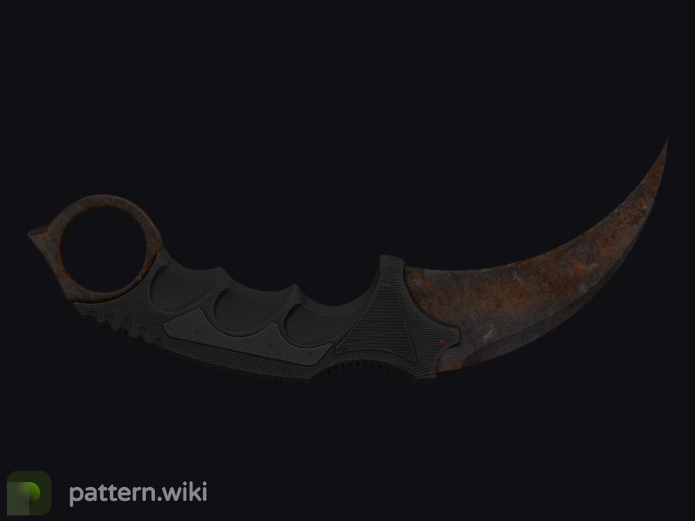 Karambit Rust Coat seed 76