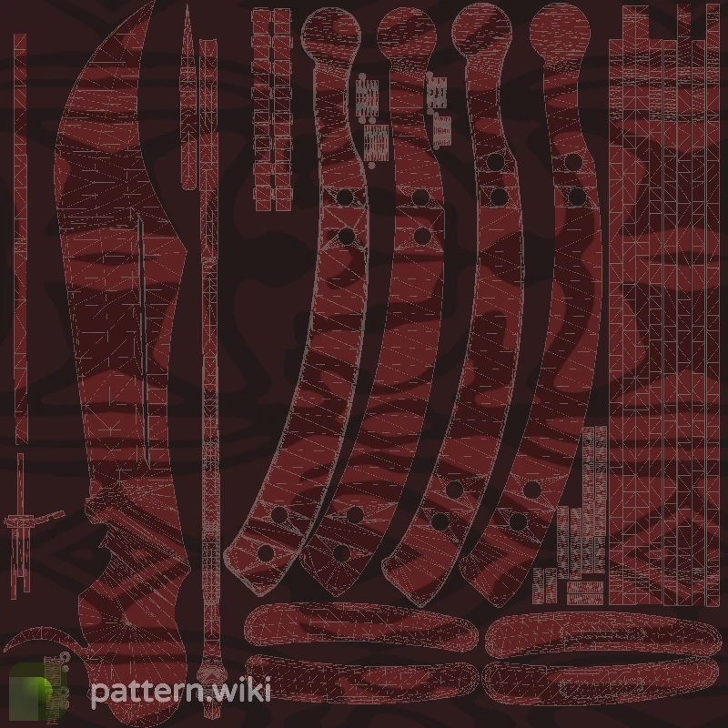 Butterfly Knife Slaughter seed 347 pattern template