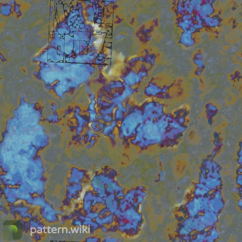 Five-SeveN Case Hardened seed 101 pattern template