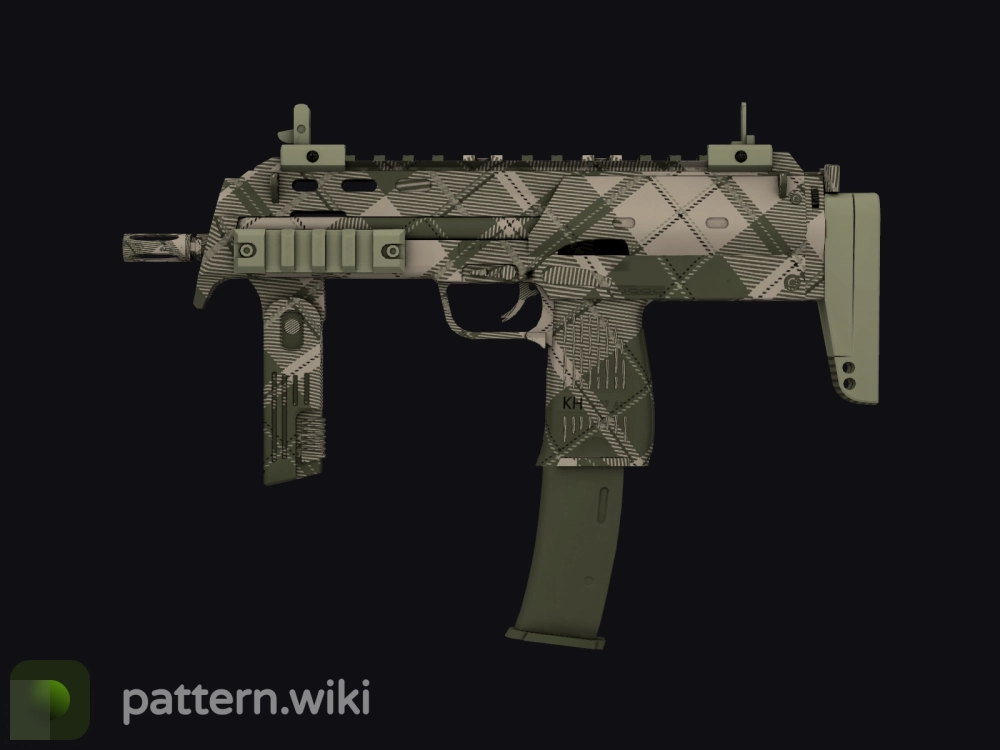 MP7 Olive Plaid seed 998