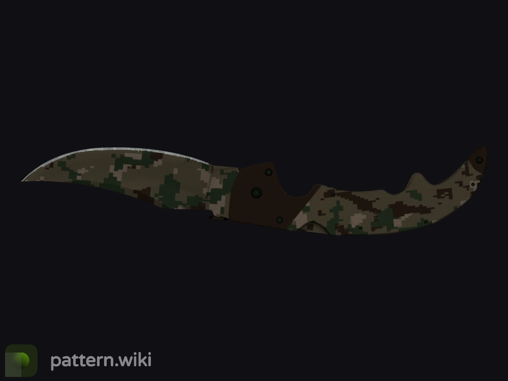 Falchion Knife Forest DDPAT seed 458