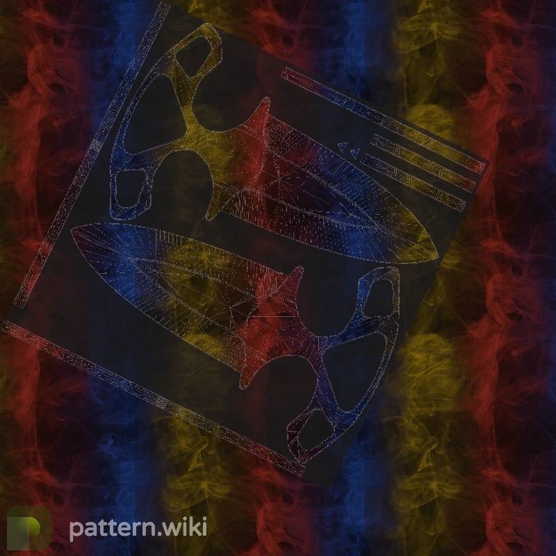 Shadow Daggers Marble Fade seed 20 pattern template