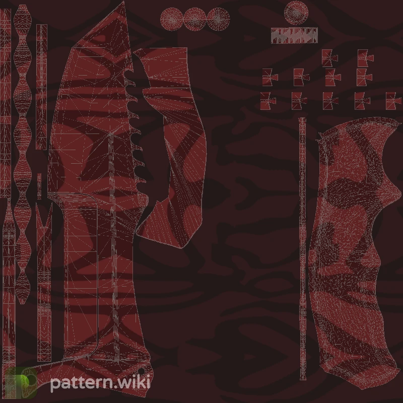 Huntsman Knife Slaughter seed 724 pattern template