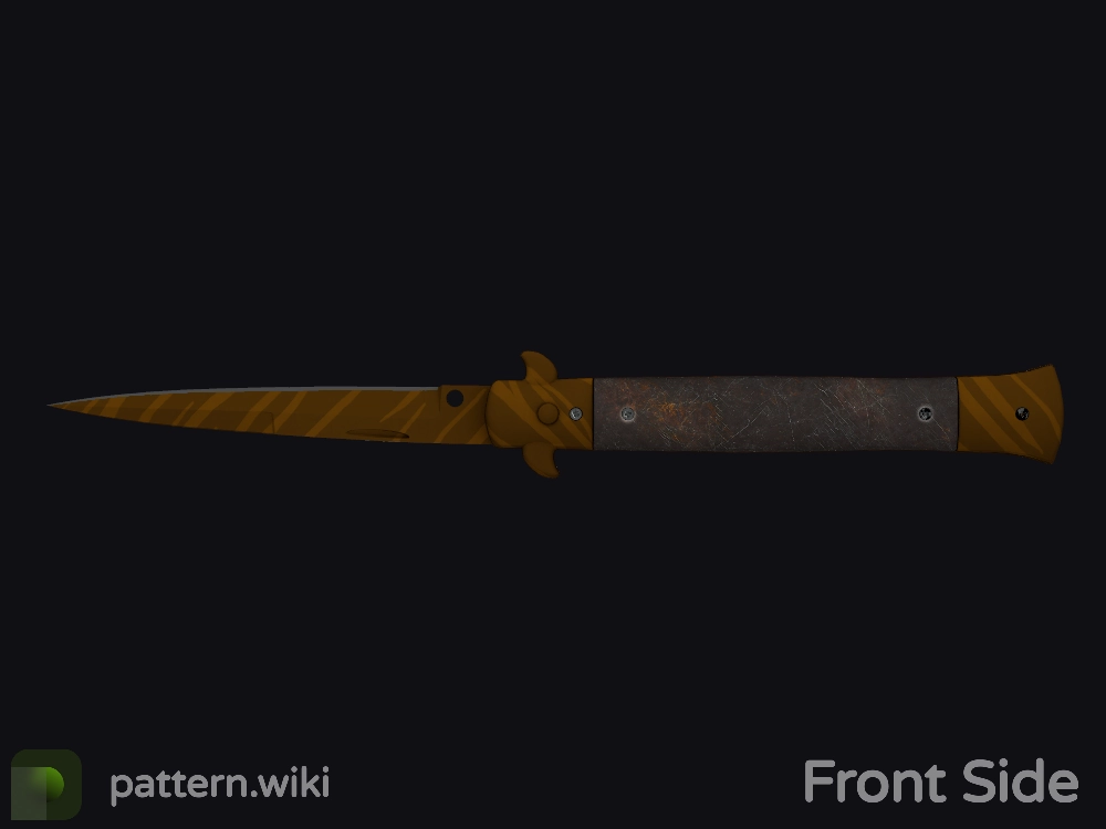 Stiletto Knife Tiger Tooth seed 996