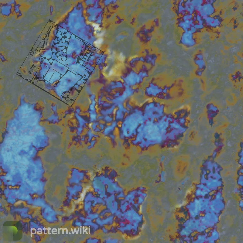 Five-SeveN Case Hardened seed 510 pattern template