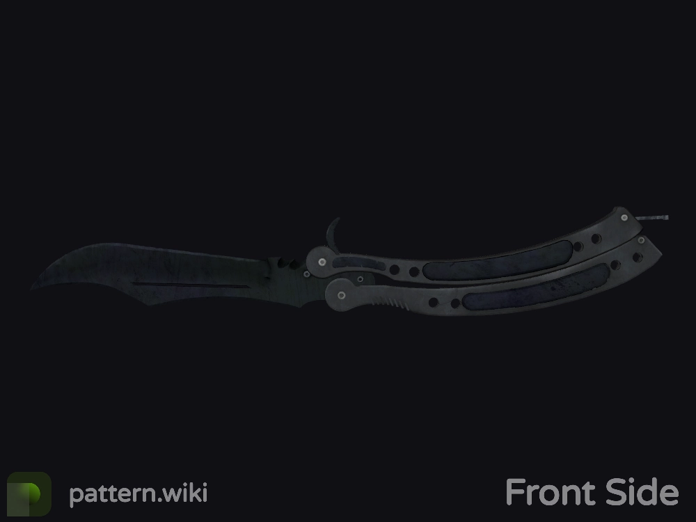 Butterfly Knife Blue Steel seed 97