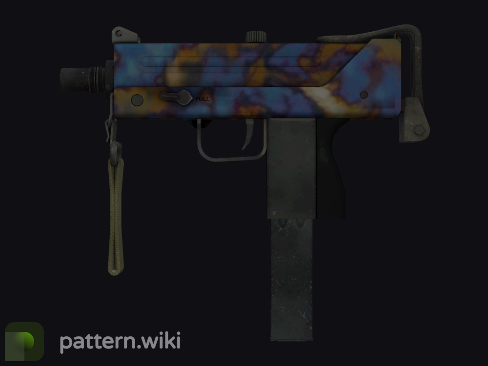 MAC-10 Case Hardened seed 724