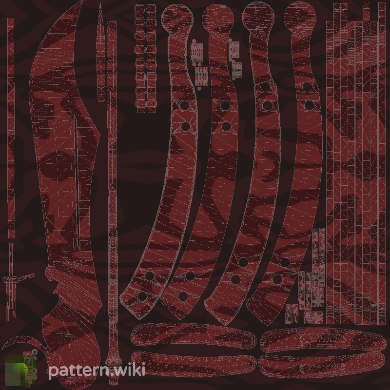 Butterfly Knife Slaughter seed 669 pattern template