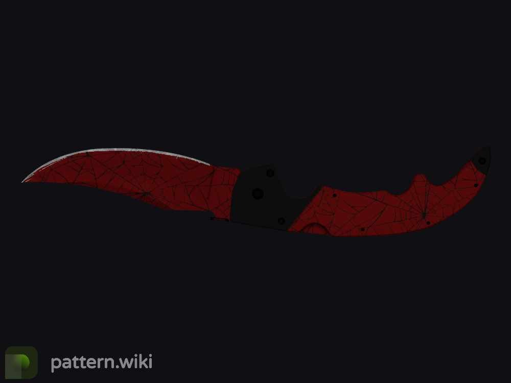 Falchion Knife Crimson Web seed 917