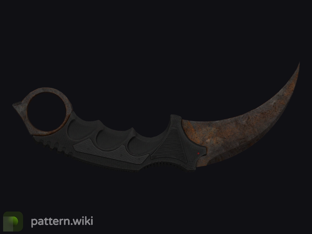 Karambit Rust Coat seed 155