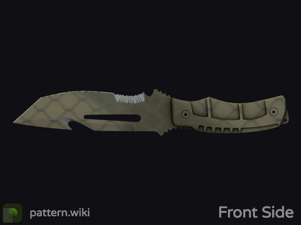 Survival Knife Safari Mesh seed 138