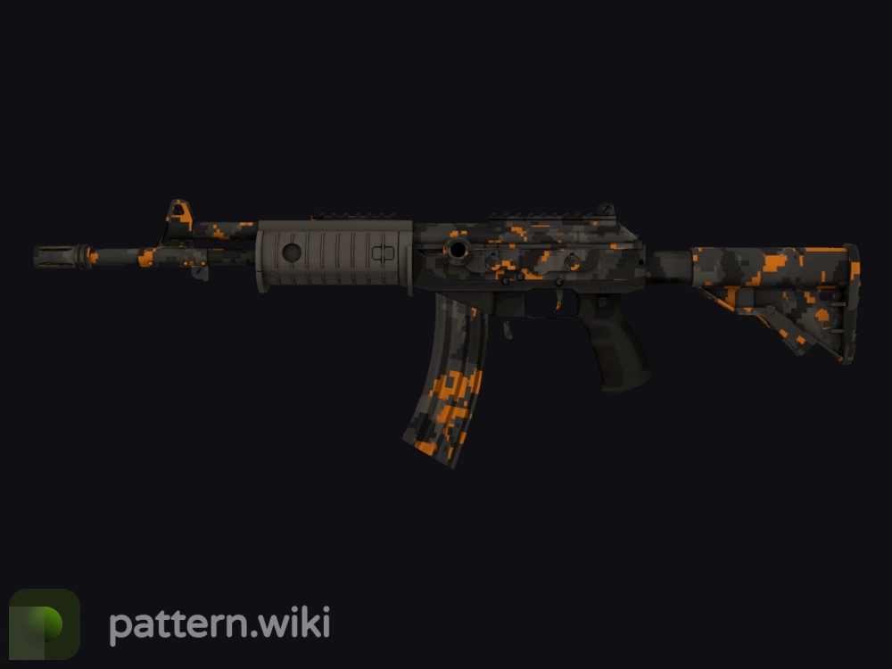 Galil AR Orange DDPAT seed 655