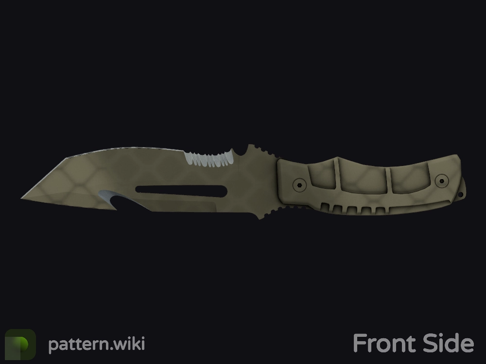 Survival Knife Safari Mesh seed 972