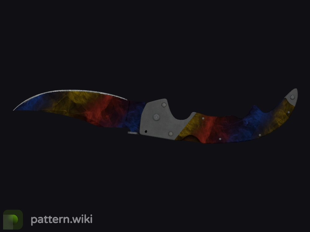 Falchion Knife Marble Fade seed 251