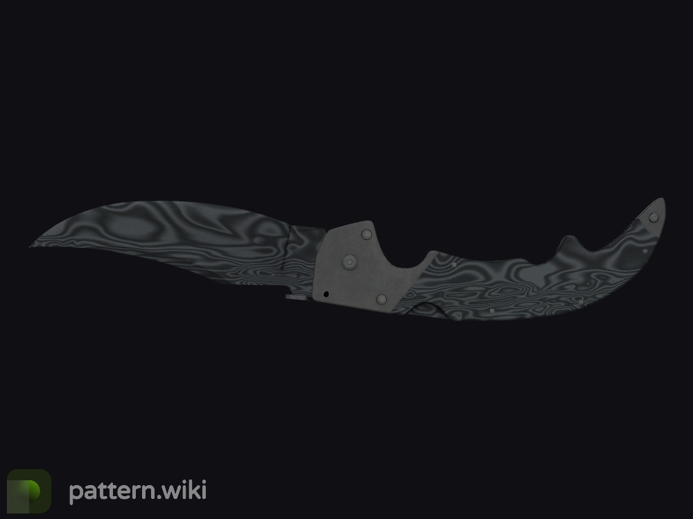 Falchion Knife Damascus Steel seed 548