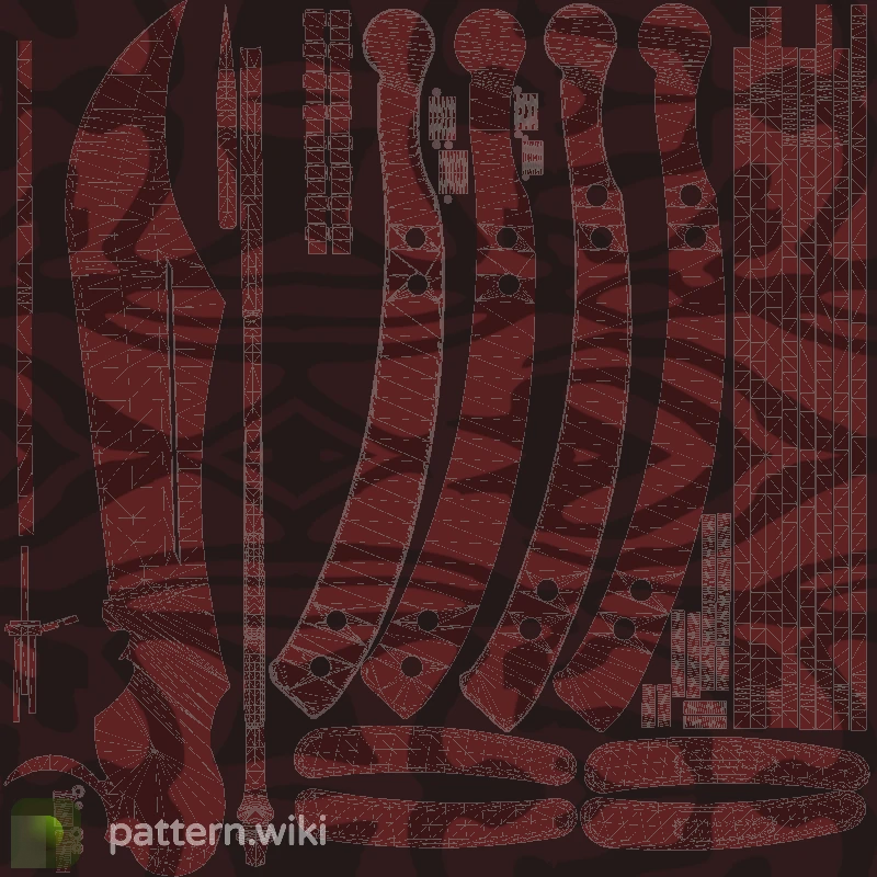 Butterfly Knife Slaughter seed 540 pattern template