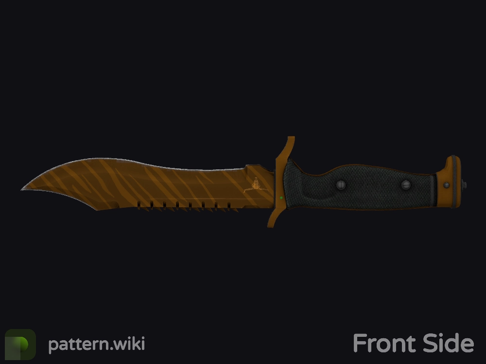 Bowie Knife Tiger Tooth seed 140