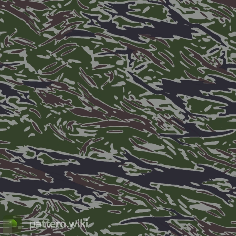 M4A4 Jungle Tiger seed 0 pattern template