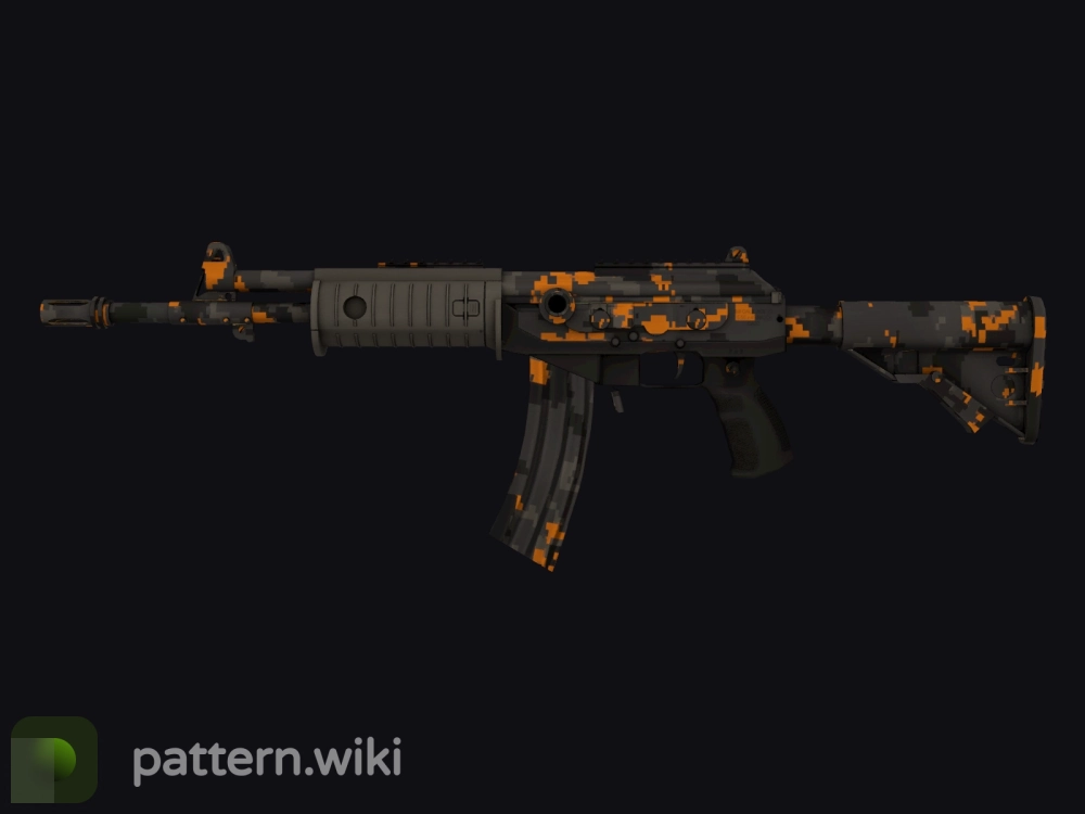 Galil AR Orange DDPAT seed 217