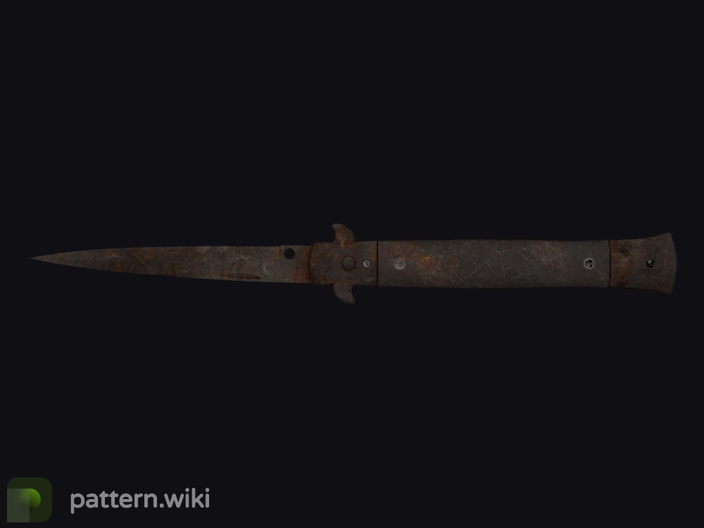 Stiletto Knife Rust Coat seed 371