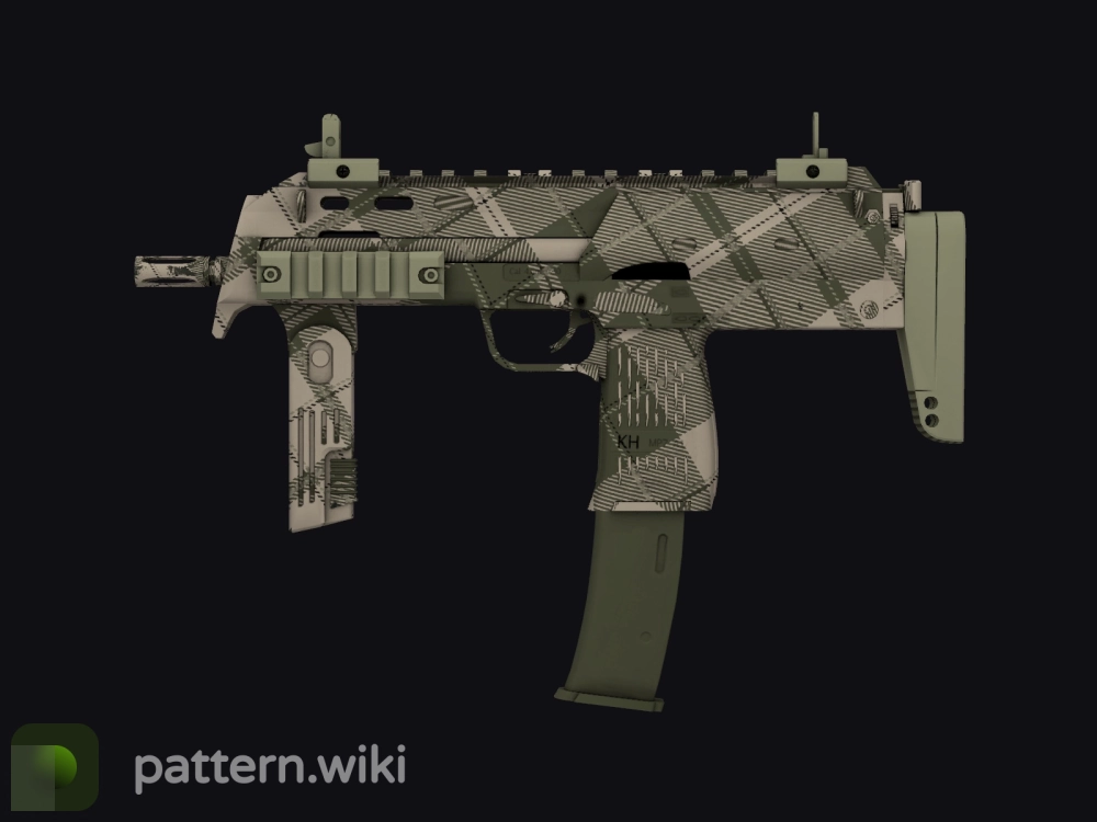 MP7 Olive Plaid seed 19