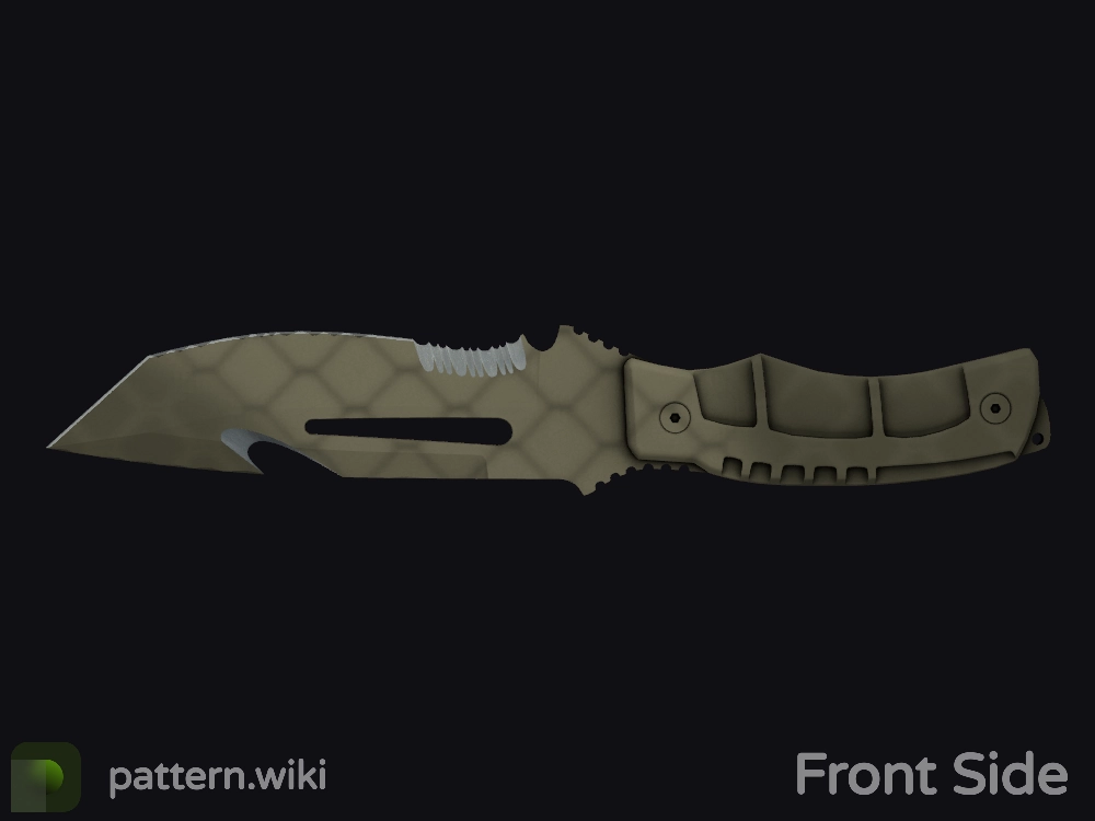 Survival Knife Safari Mesh seed 923