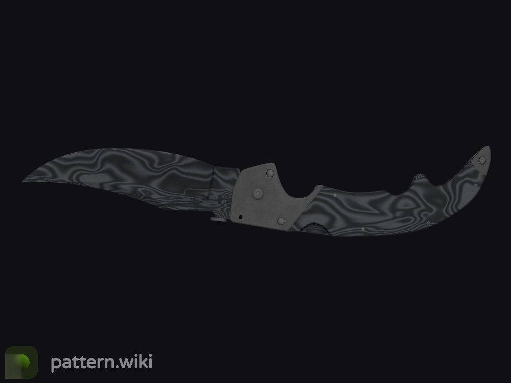 Falchion Knife Damascus Steel seed 366