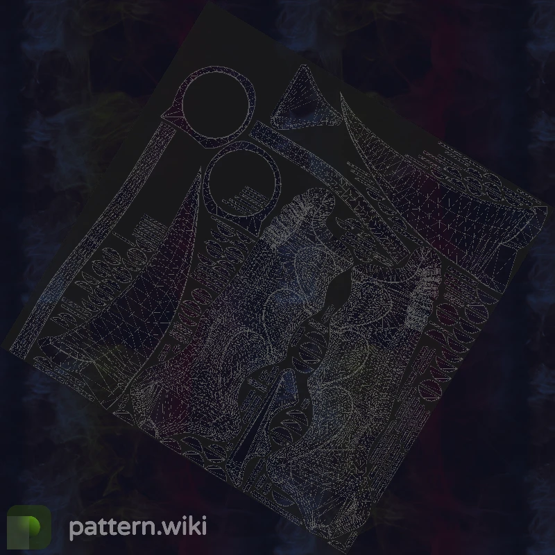 Karambit Doppler seed 869 pattern template