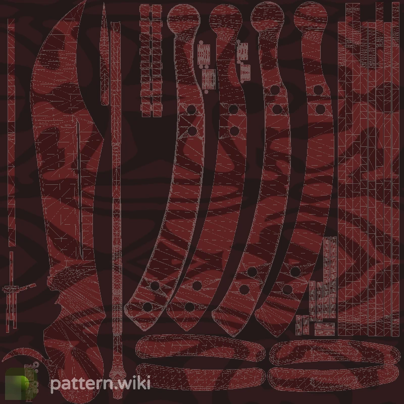 Butterfly Knife Slaughter seed 145 pattern template