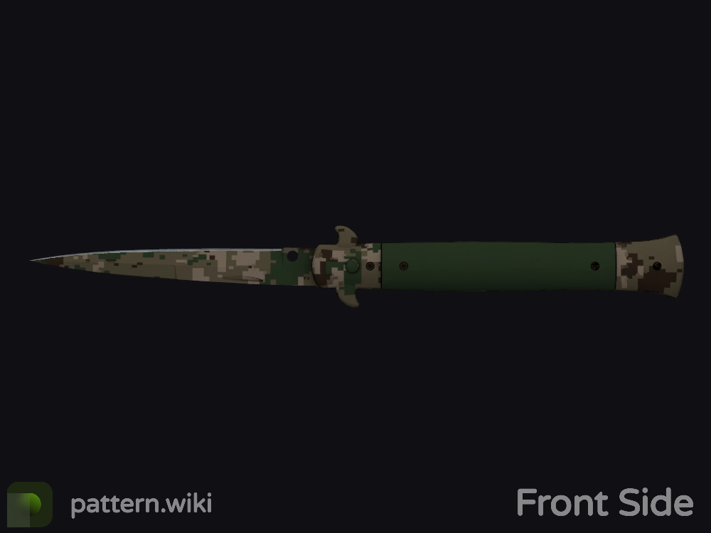 Stiletto Knife Forest DDPAT seed 217