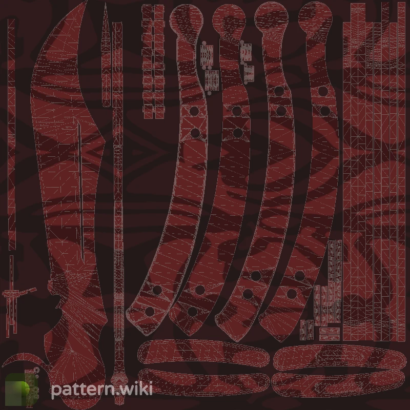 Butterfly Knife Slaughter seed 629 pattern template