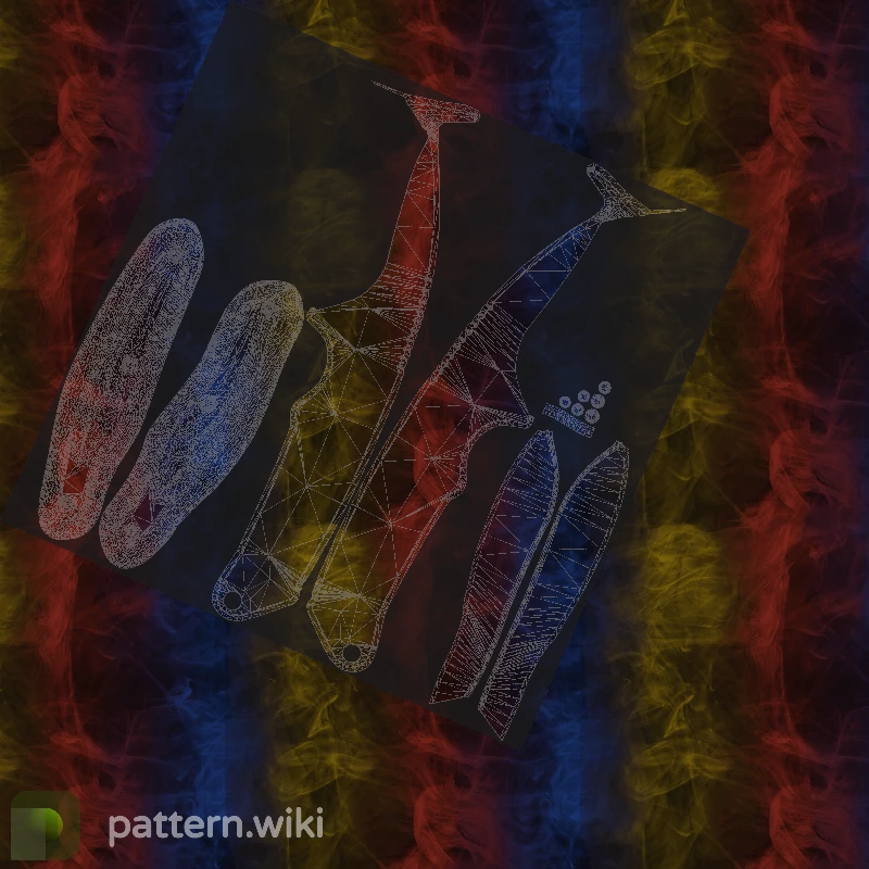 Gut Knife Marble Fade seed 234 pattern template