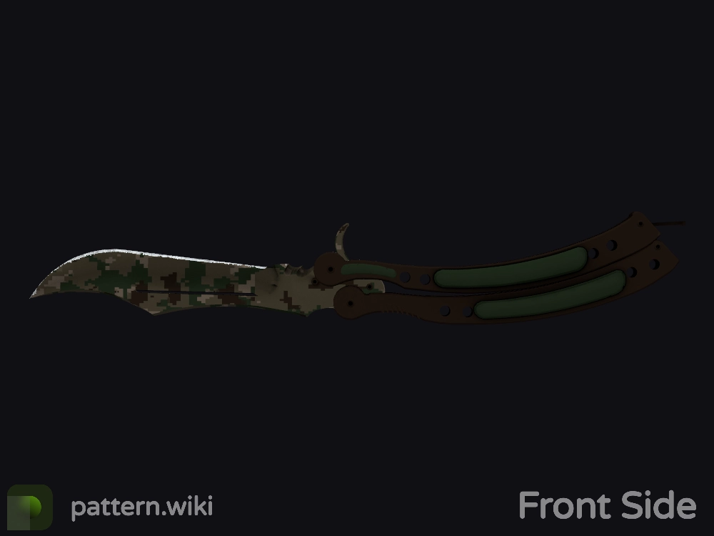 Butterfly Knife Forest DDPAT seed 424