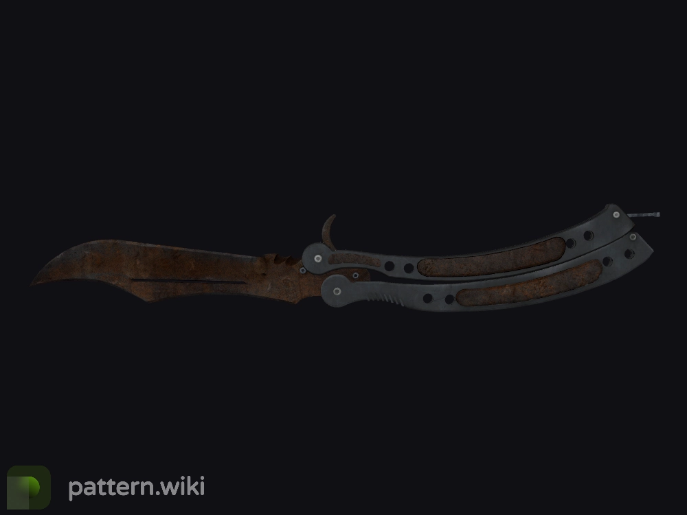 Butterfly Knife Rust Coat seed 912