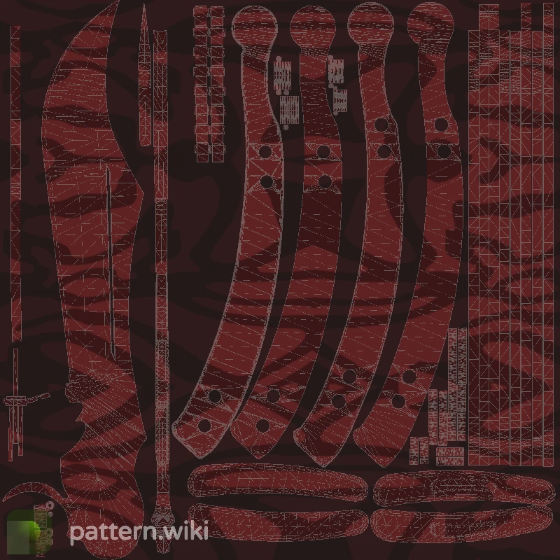 Butterfly Knife Slaughter seed 963 pattern template