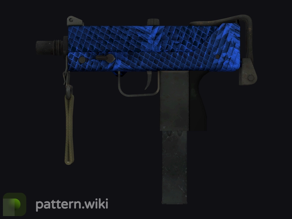 MAC-10 Lapis Gator seed 222