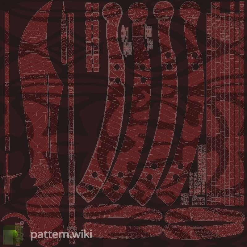 Butterfly Knife Slaughter seed 997 pattern template