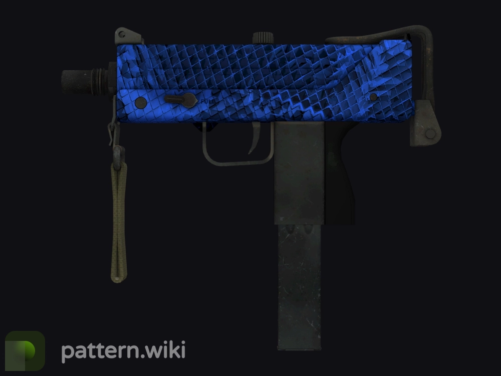 MAC-10 Lapis Gator seed 433