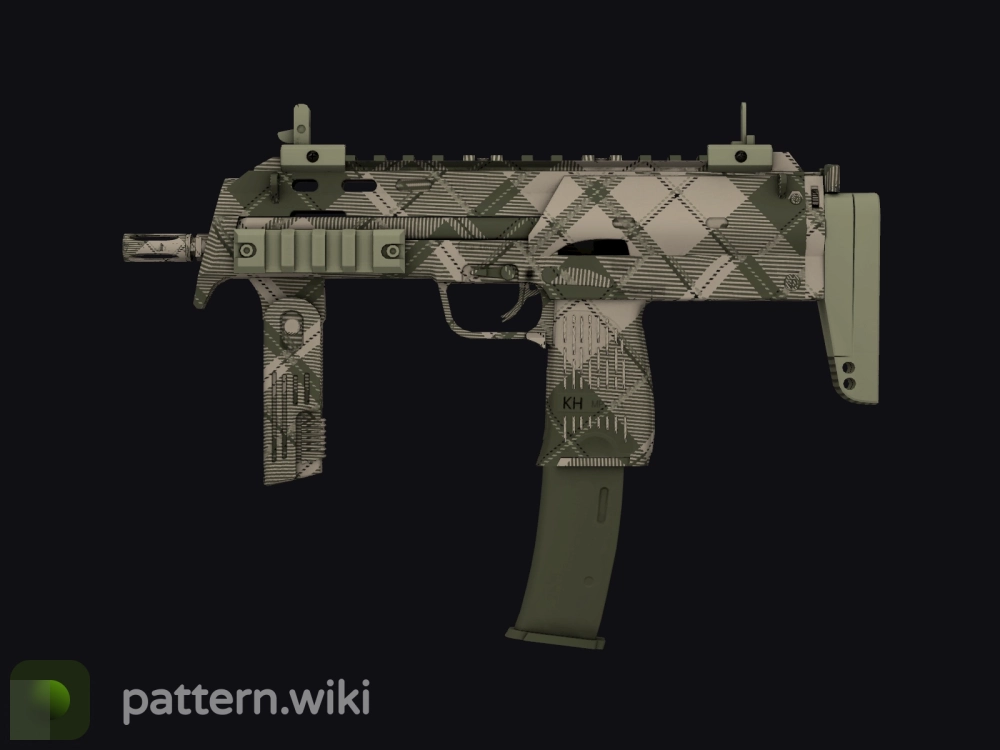 MP7 Olive Plaid seed 972