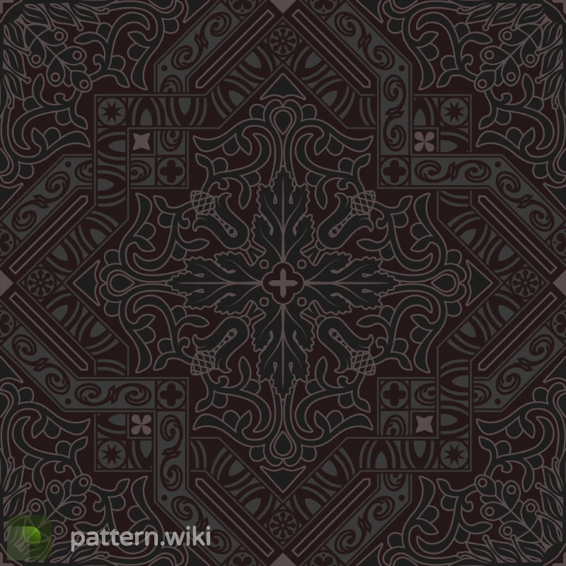 P90 Baroque Red seed 0 pattern template