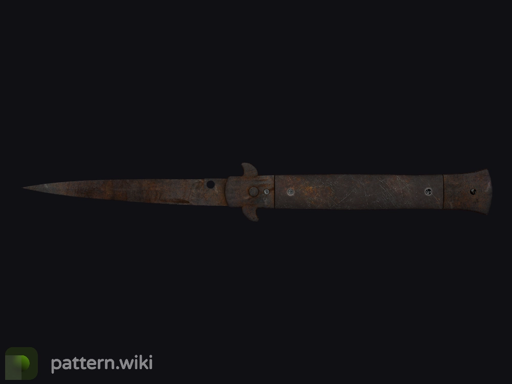 Stiletto Knife Rust Coat seed 695