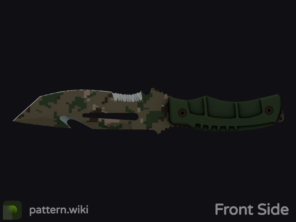 Survival Knife Forest DDPAT seed 455