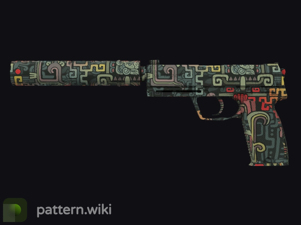 USP-S Ancient Visions seed 608