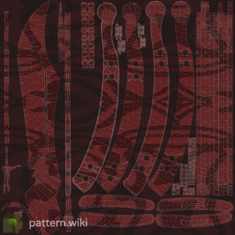 Butterfly Knife Slaughter seed 227 pattern template