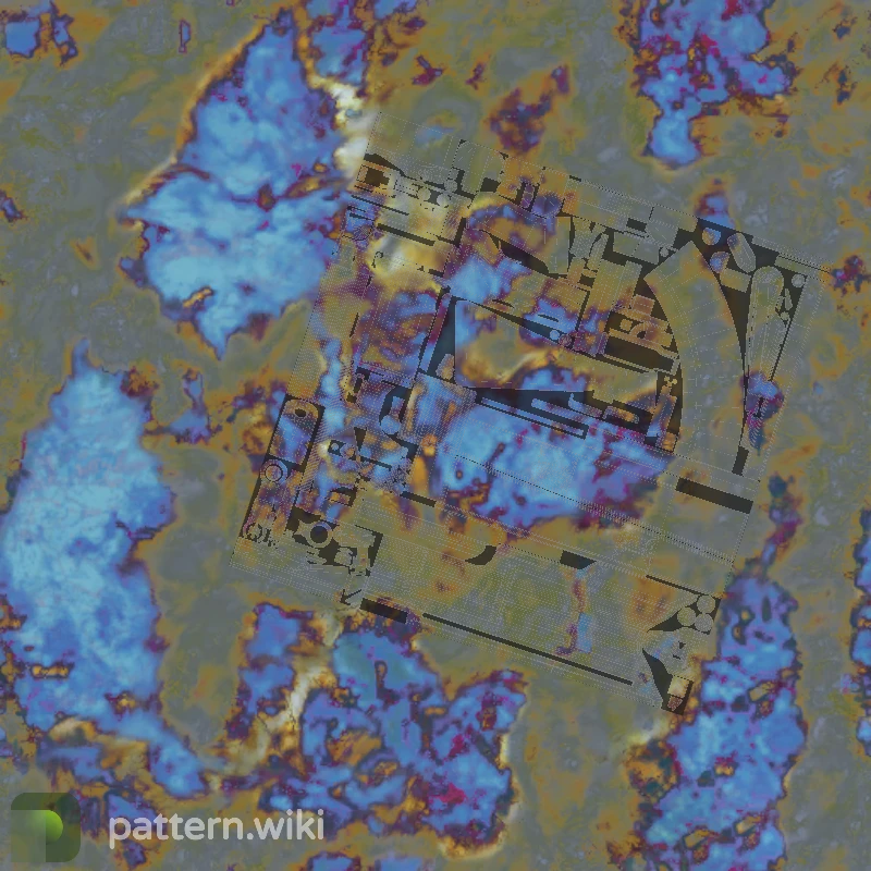 AK-47 Case Hardened seed 952 pattern template