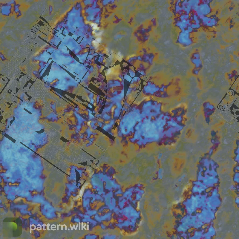 AK-47 Case Hardened seed 349 pattern template