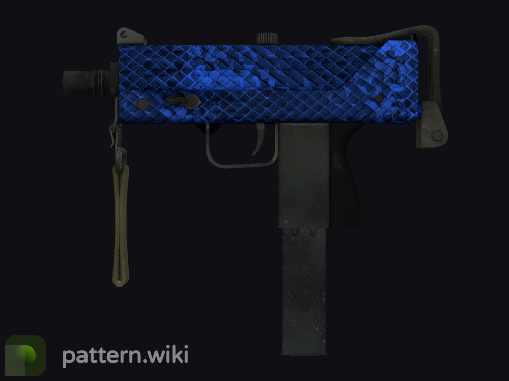 MAC-10 Lapis Gator seed 326